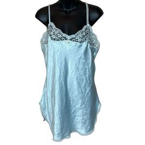 Victoria’s Secret vintage babydoll nightie lingerie nightgown satin lace medium